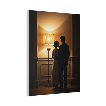 Golden Glow Embrace Interior Wall Art & Canvas Prints