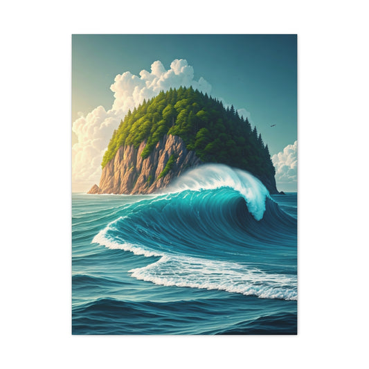 Island Wave Sanctuary Wall Art & Canvas Prints