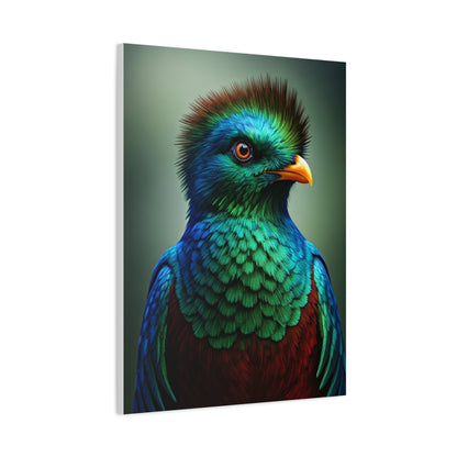Iridescent Blue-Green Songbird Wall Art & Canvas Prints