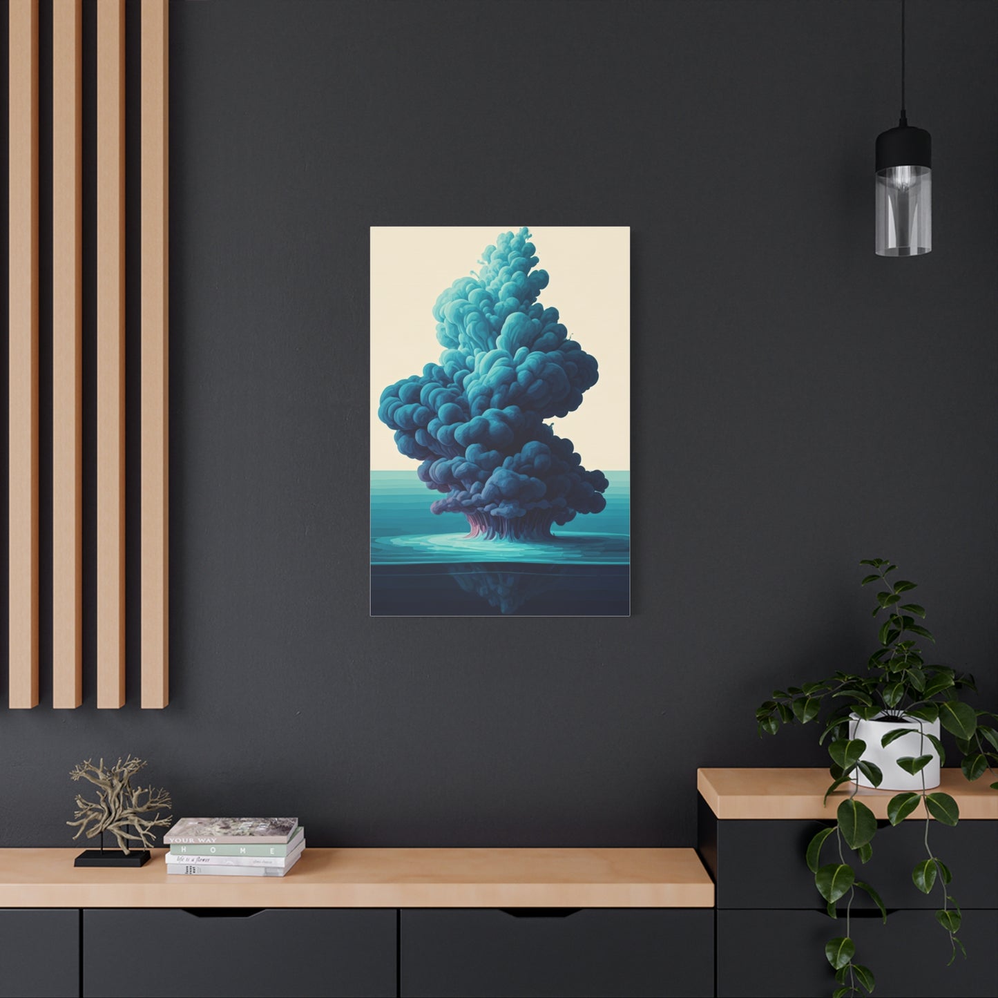 Rising Tide Mist Form Wall Art & Canvas Prints