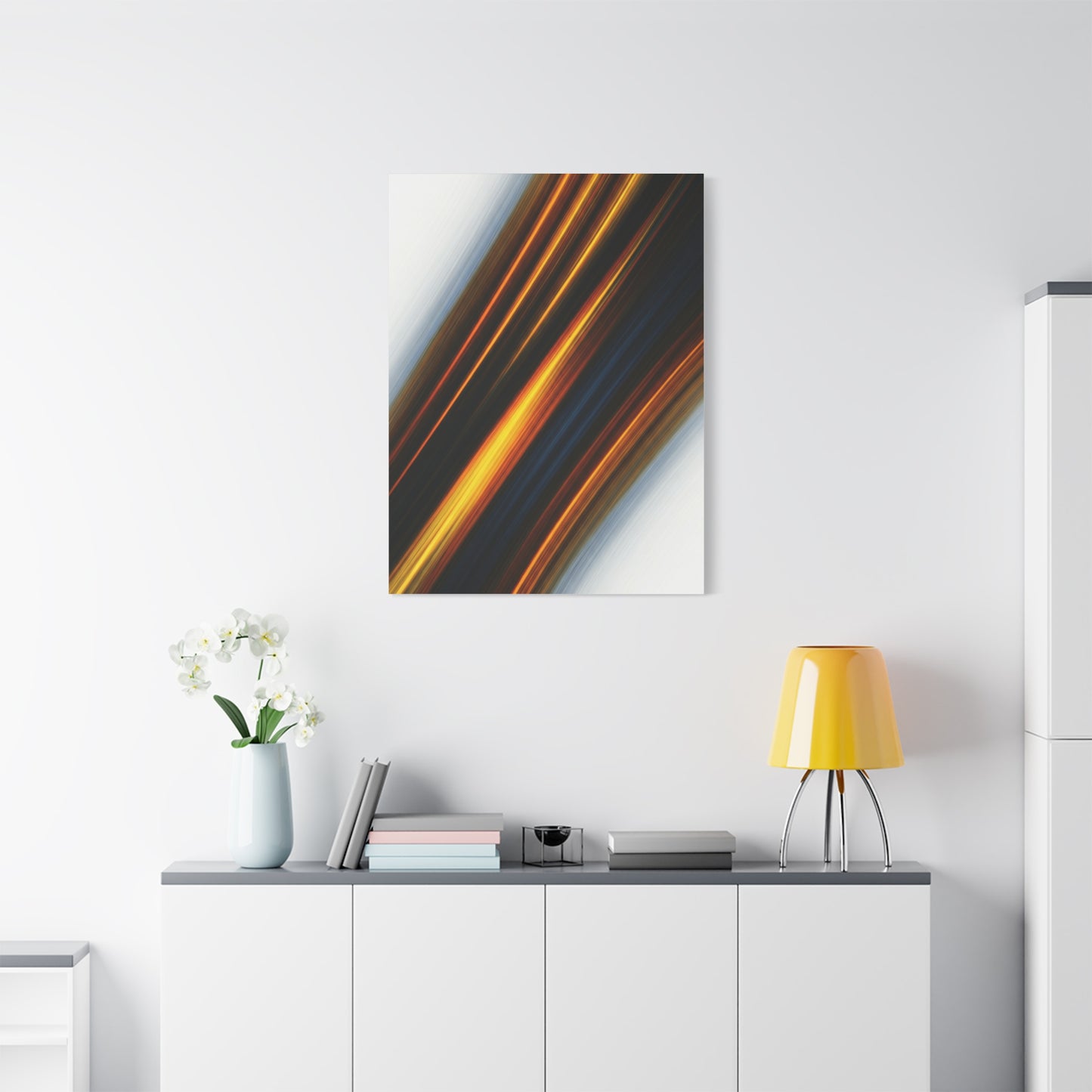 Golden Velocity Stream Wall Art & Canvas Prints