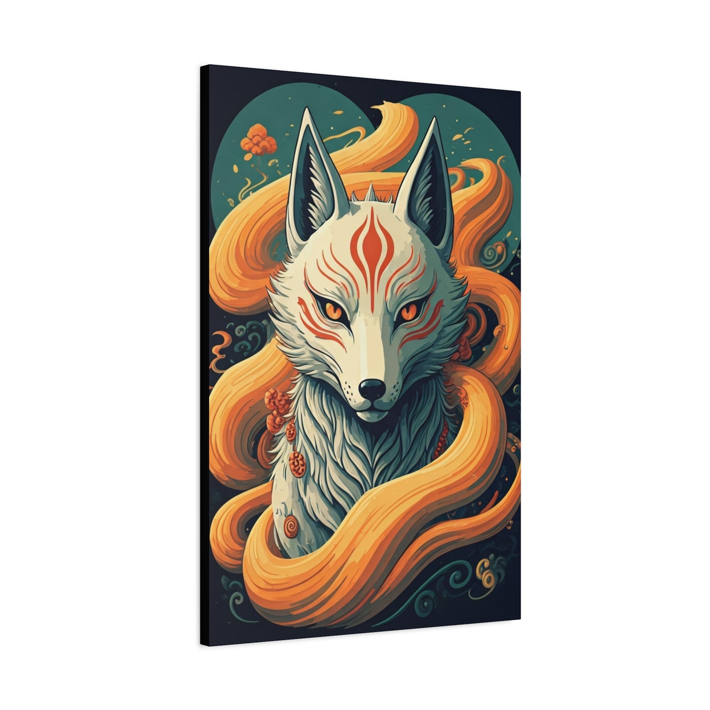 Sacred Kitsune Guardian Wall Art & Canvas Prints