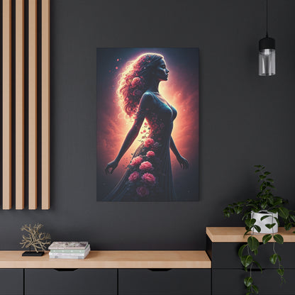 Blooming Energy Woman Wall Art & Canvas Prints
