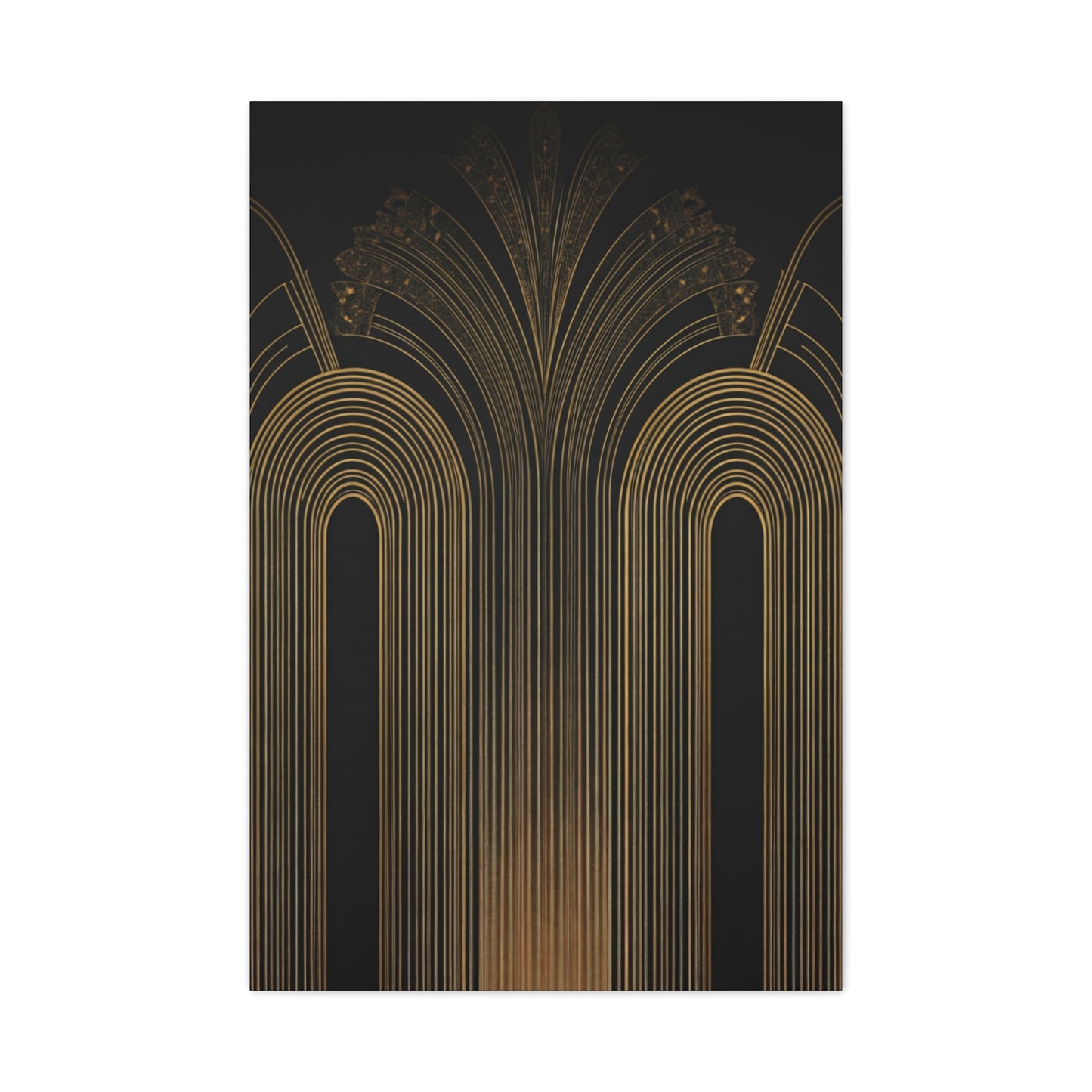 Golden Archway Symphony Art Deco Wall Art & Canvas Prints