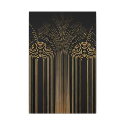Golden Archway Symphony Art Deco Wall Art & Canvas Prints