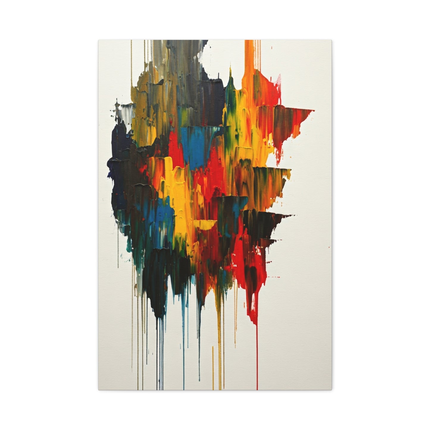 Multicolor Drip Abstract Wall Art & Canvas Prints