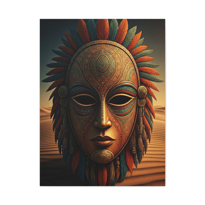 Sacred Tribal Mask Wall Art & Canvas Prints