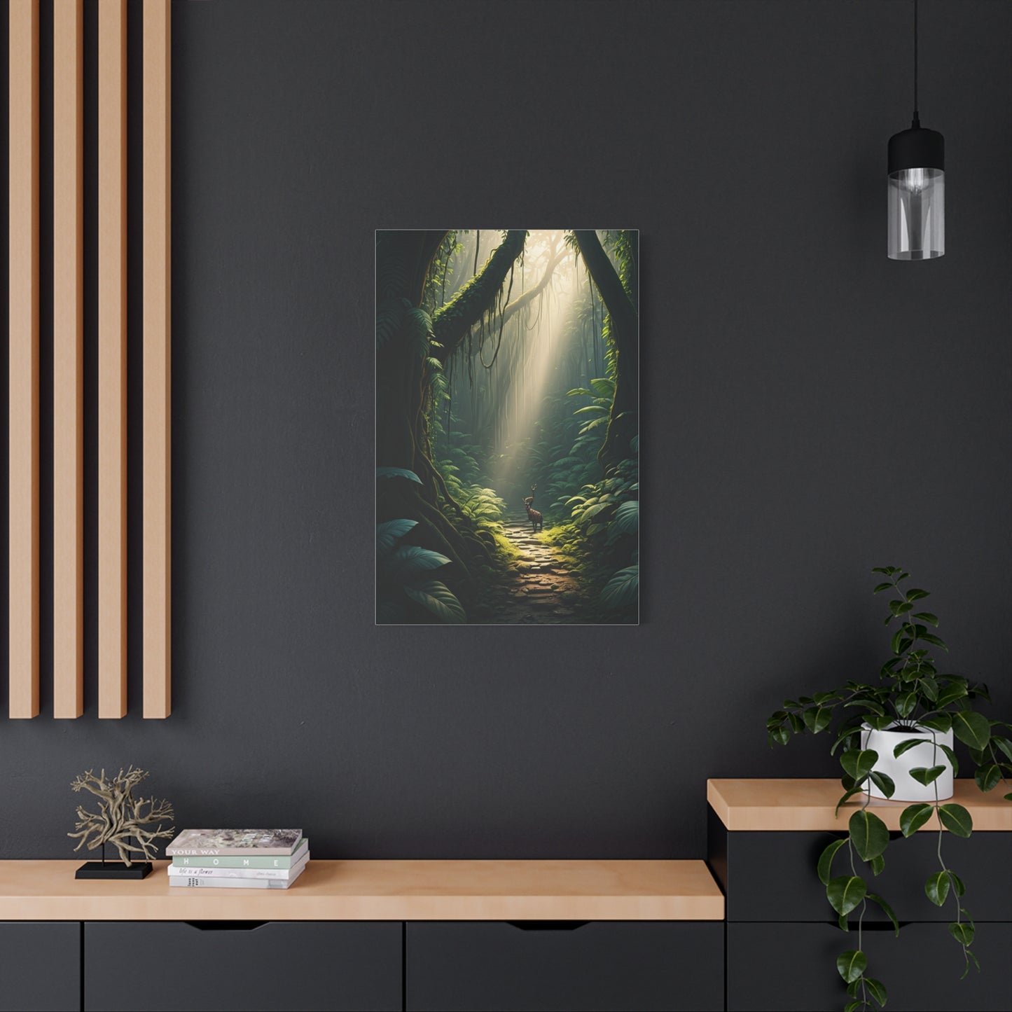 Jungle Pathway of Light Wall Art & Canvas Prints