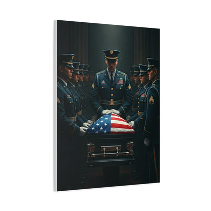 Military Honor Memorial Tribute Wall Art & Canvas Prints