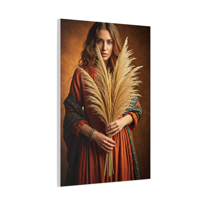 Harvest Spirit Bohemian Woman Wall Art & Canvas Prints
