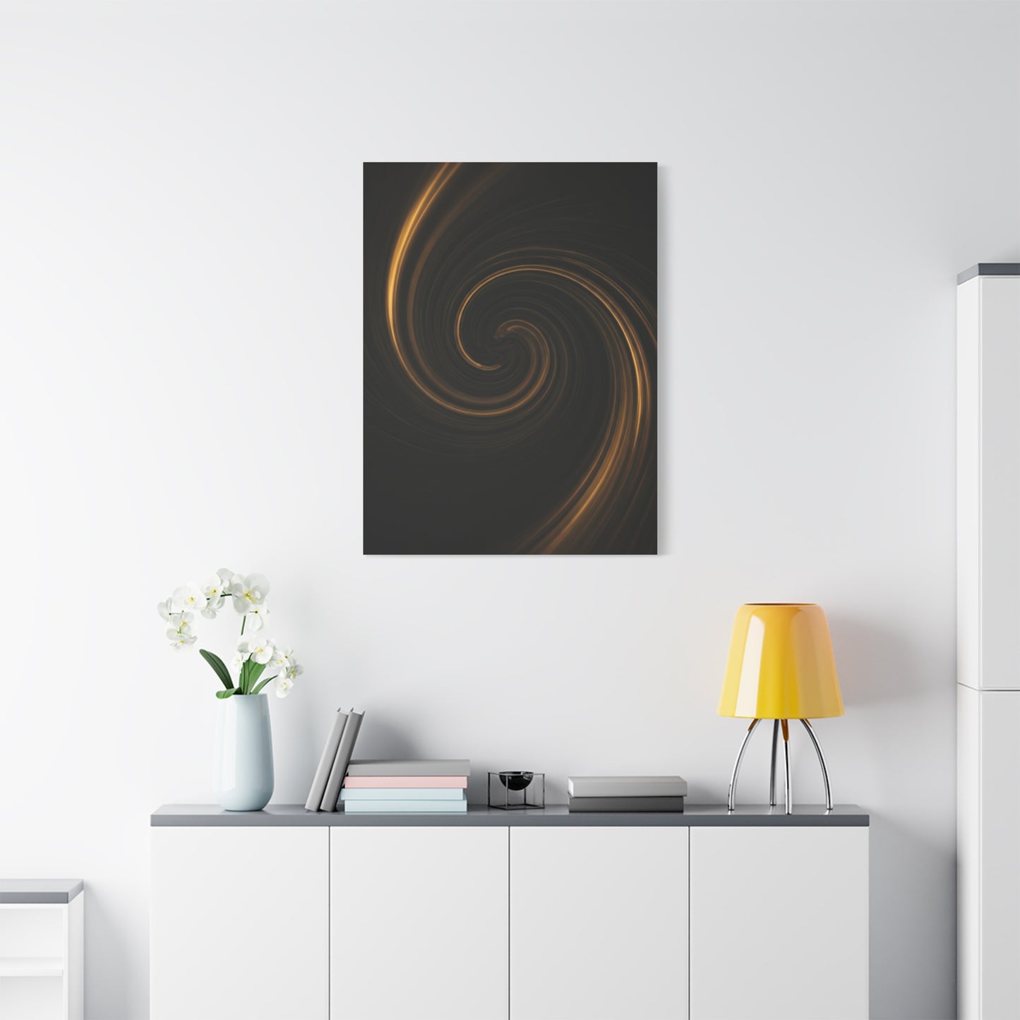 Golden Spiral Motion Abstract Wall Art & Canvas Prints