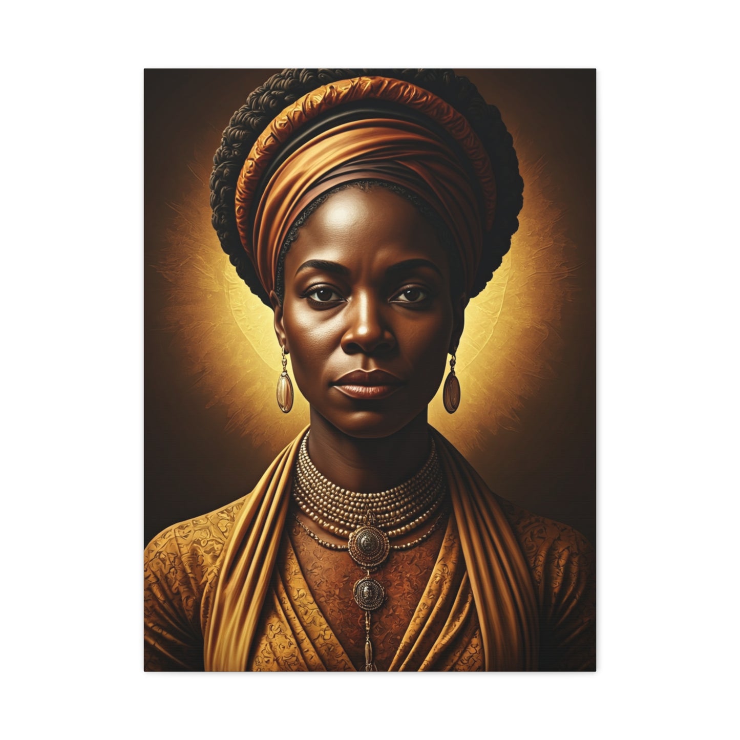 Golden Heritage Queen Portrait Wall Art & Canvas Prints