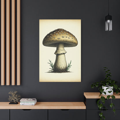 Woodland Toadstool Illustration Wall Art & Canvas Prints