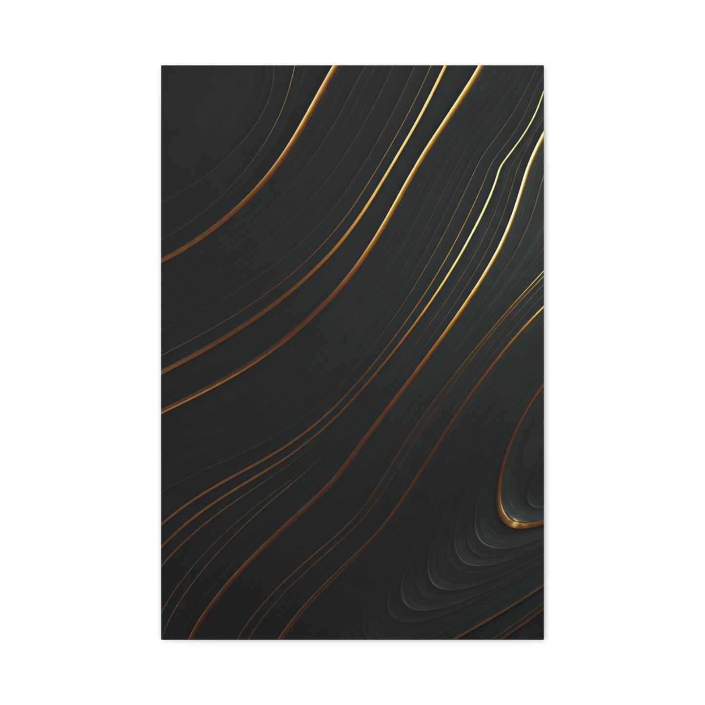 Golden Trace Minimalist Wall Art & Canvas Prints