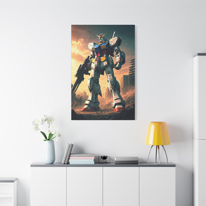 Mecha Guardian of the Ruins Wall Art & Canvas Prints