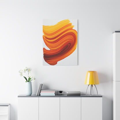 Solar Flame Flow Abstract Wall Art & Canvas Prints