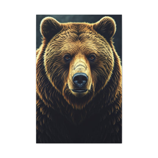 Majestic Brown Bear Portrait Wall Art & Canvas Prints
