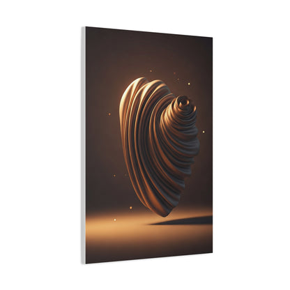 Sculpted Spiral Form Wall Art & Canvas Prints