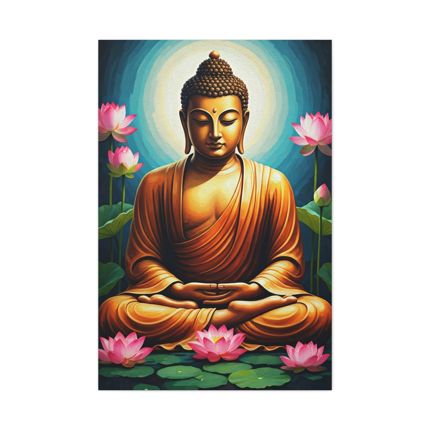 Lotus Meditation Buddha Artwork Wall Art & Canvas Prints