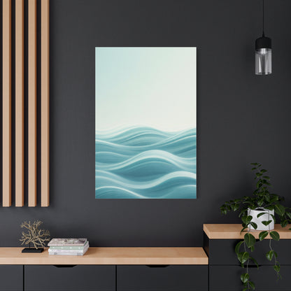 Dreamy Layered Ocean Waves Wall Art & Canvas Prints