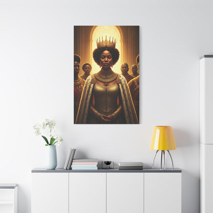 Golden Rain Regal Woman Wall Art & Canvas Prints