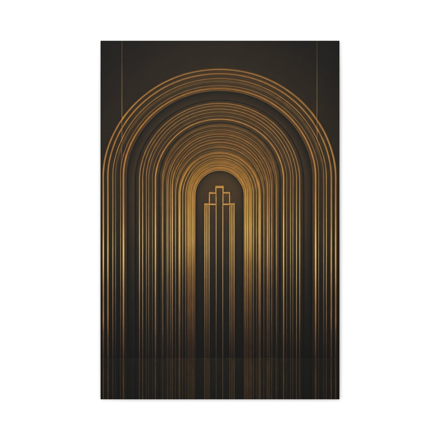 Grand Golden Archway Art Deco Wall Art & Canvas Prints