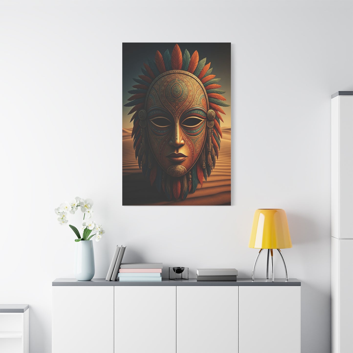 Sacred Tribal Mask Wall Art & Canvas Prints
