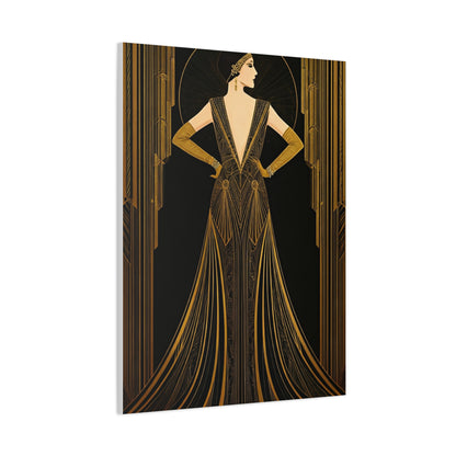 Grand Deco Evening Gown Elegance Wall Art & Canvas Prints
