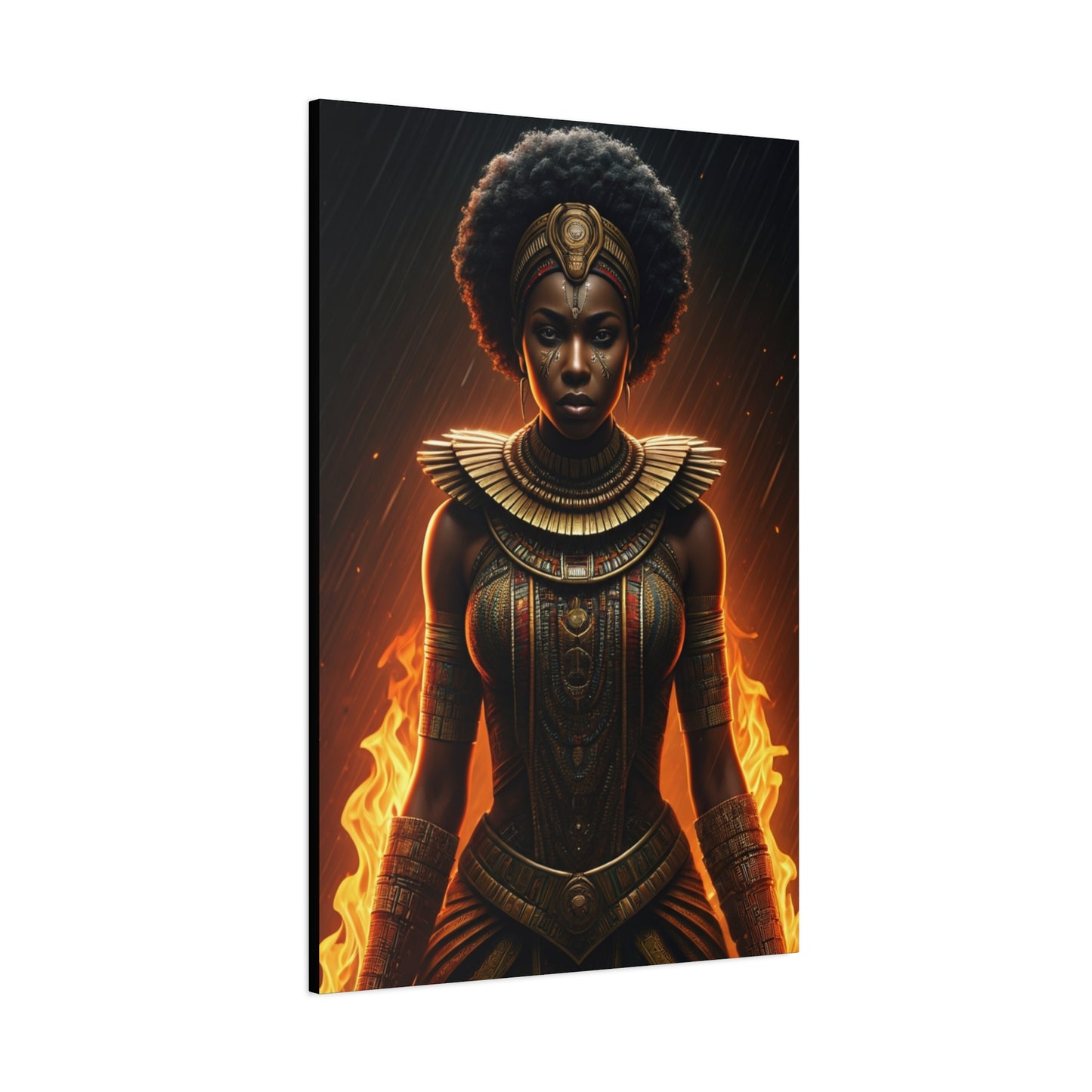 Flame Crown Warrior Queen Wall Art & Canvas Prints
