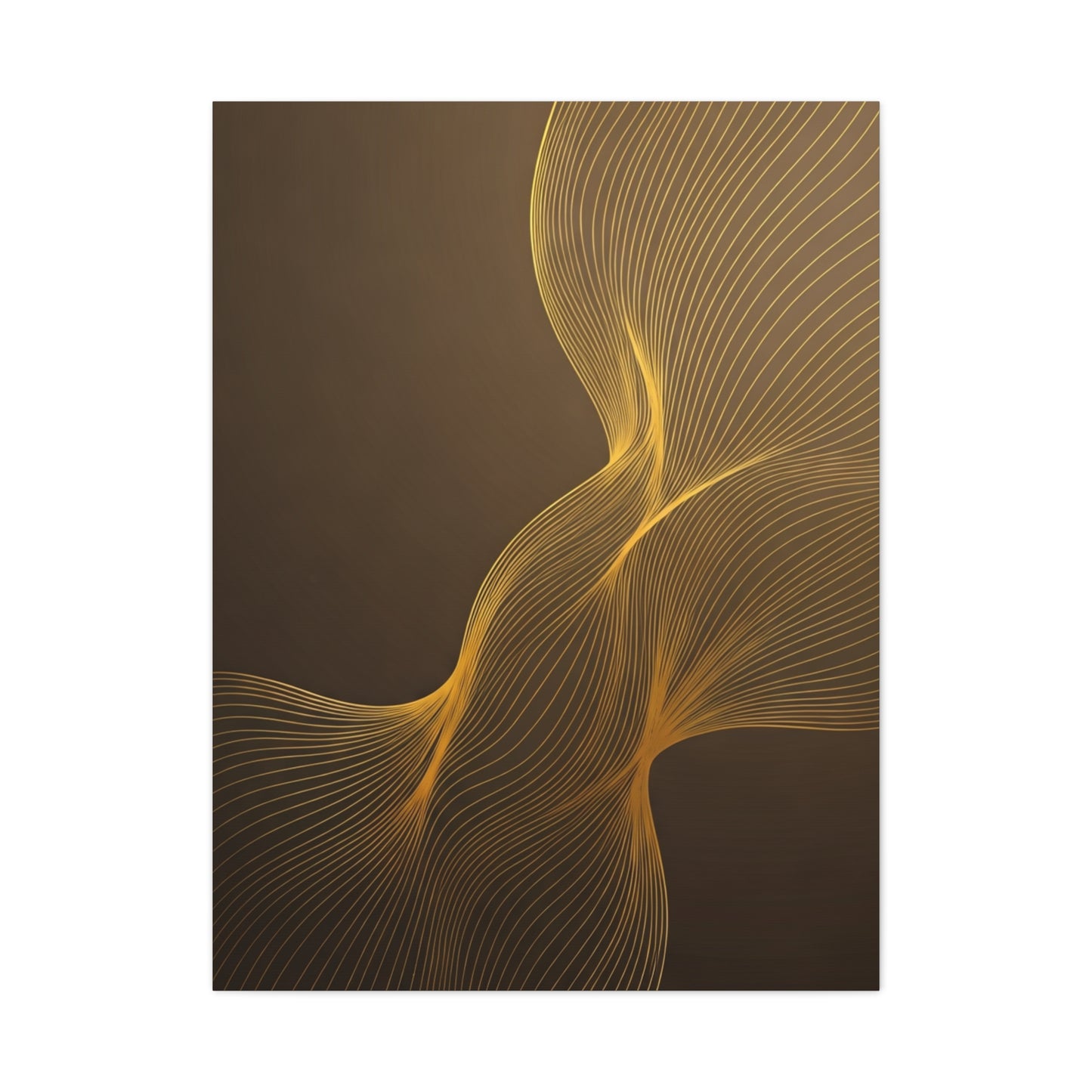 Golden Flow Light Abstract Wall Art & Canvas Prints
