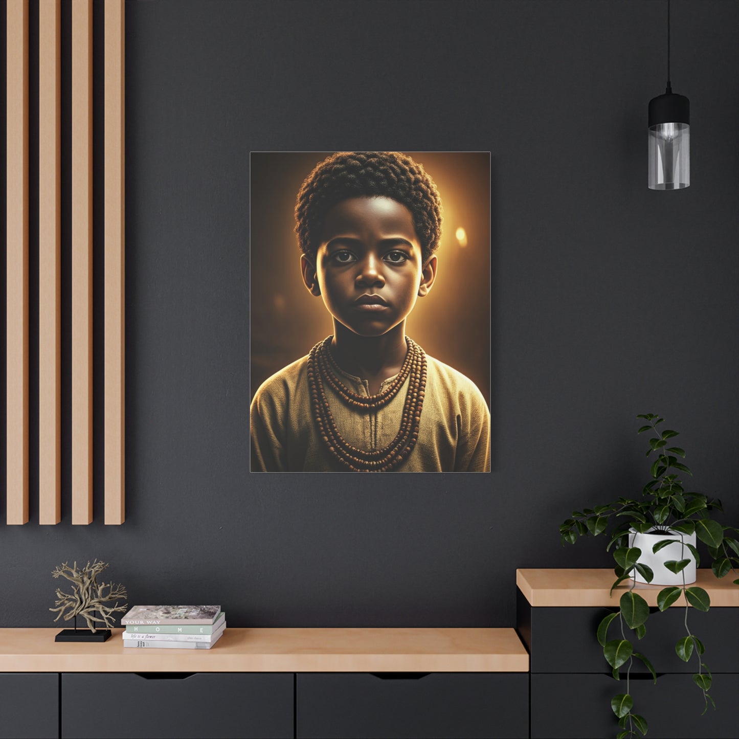 Golden Innocence Portrait Wall Art & Canvas Prints