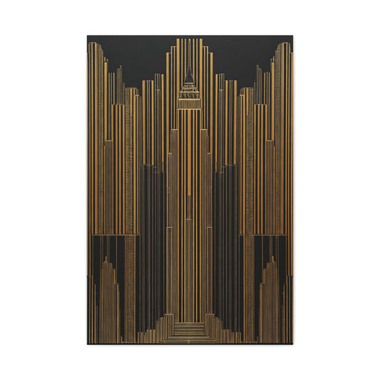 Majestic Golden City Towers Wall Art & Canvas Prints