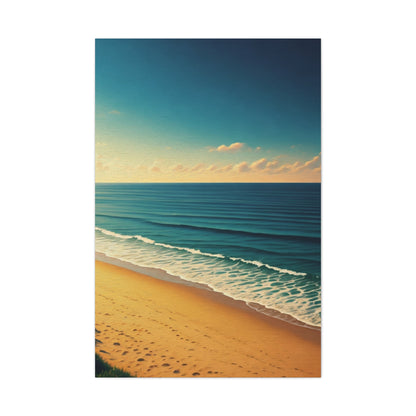 Golden Coastline Aerial Beach Wall Art & Canvas Prints