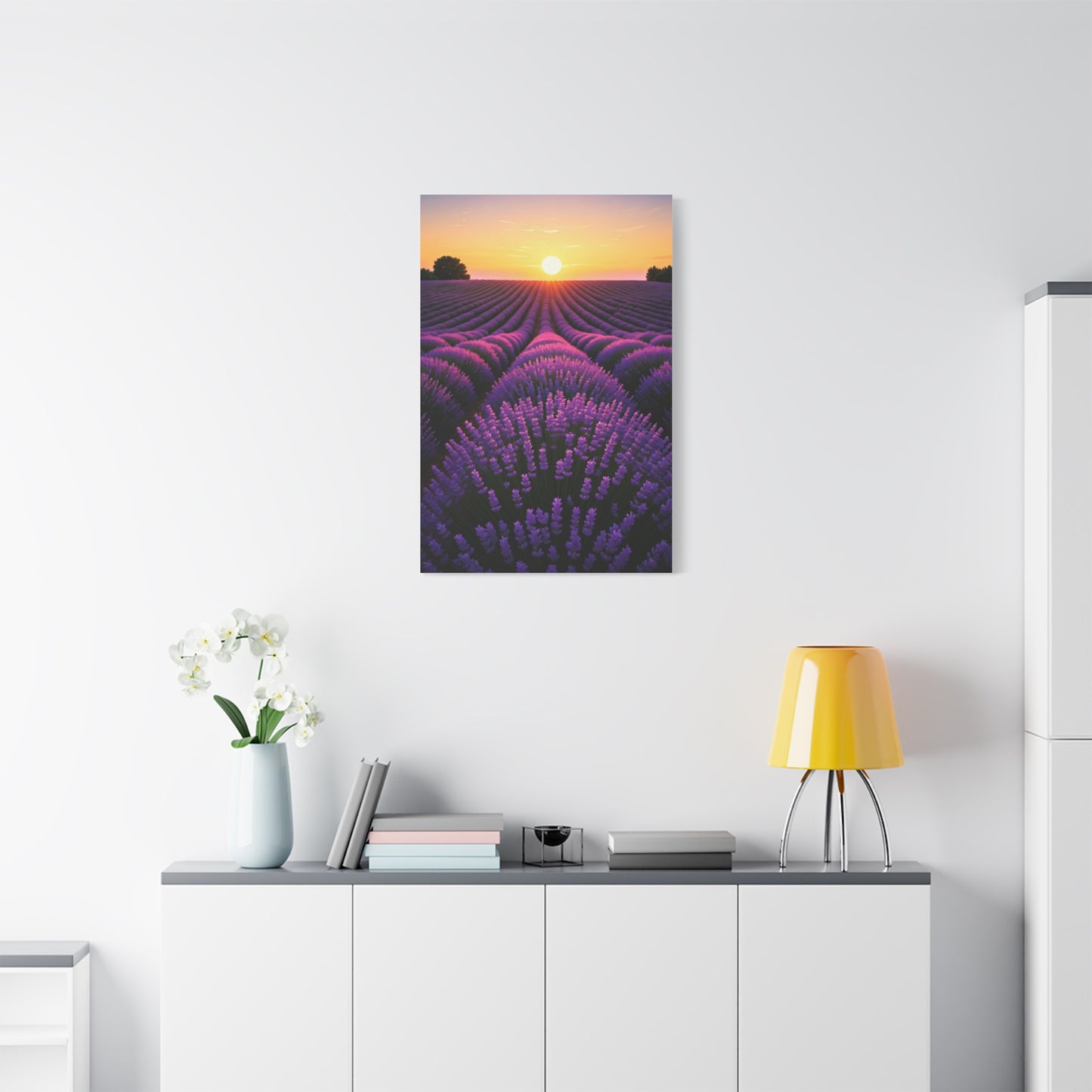 Lavender Fields at Sunset Wall Art & Canvas Prints