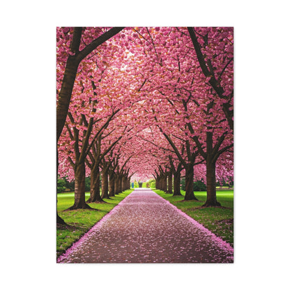 Cherry Blossom Tunnel Spring Pathway Wall Art & Canvas Prints
