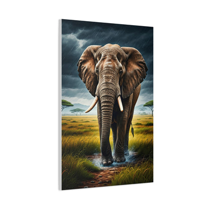 Elephant in the Storm Wall Art & Canvas Prints