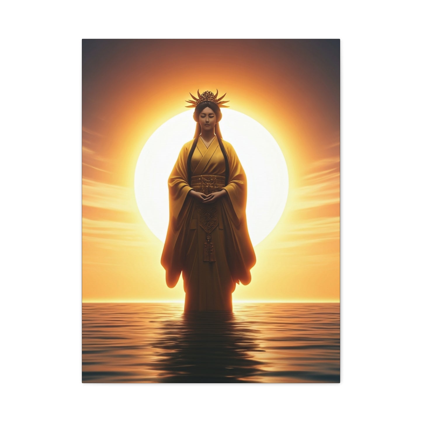 Golden Horizon Goddess Wall Art & Canvas Prints