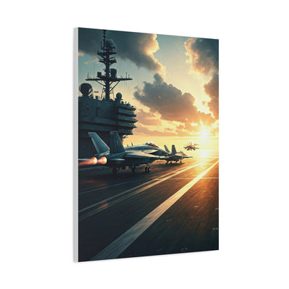 Aircraft Carrier Launch Mission Wall Art & Canvas Prints