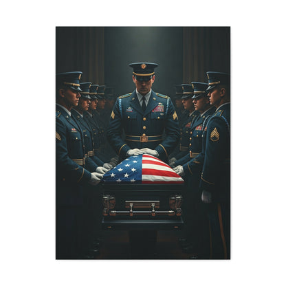 Military Honor Memorial Tribute Wall Art & Canvas Prints