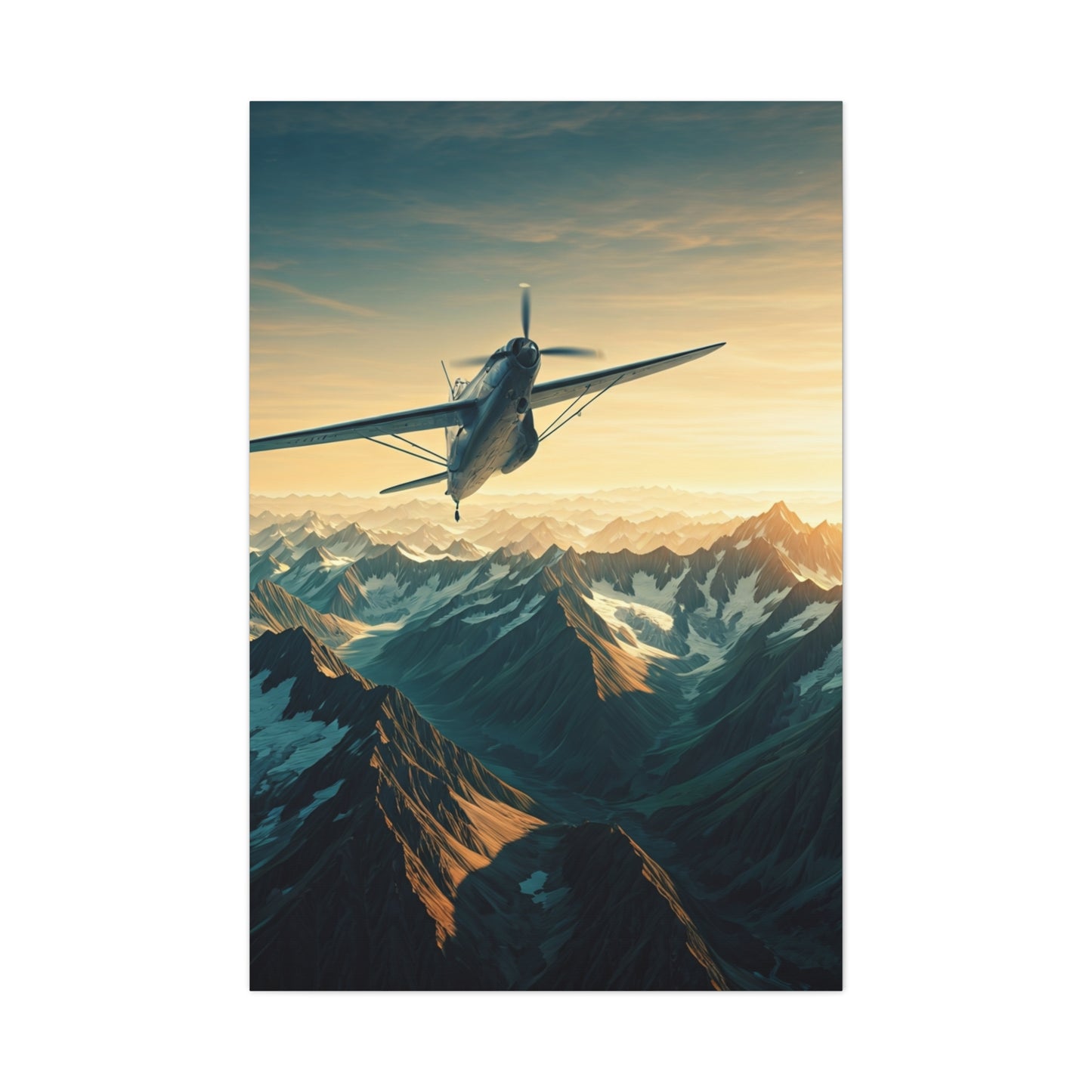 Above the Mountains at First Light Wall Art & Canvas Prints