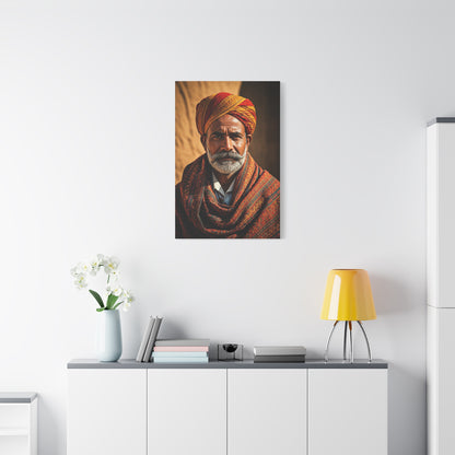 Desert Heritage Elder Portrait Wall Art & Canvas Prints