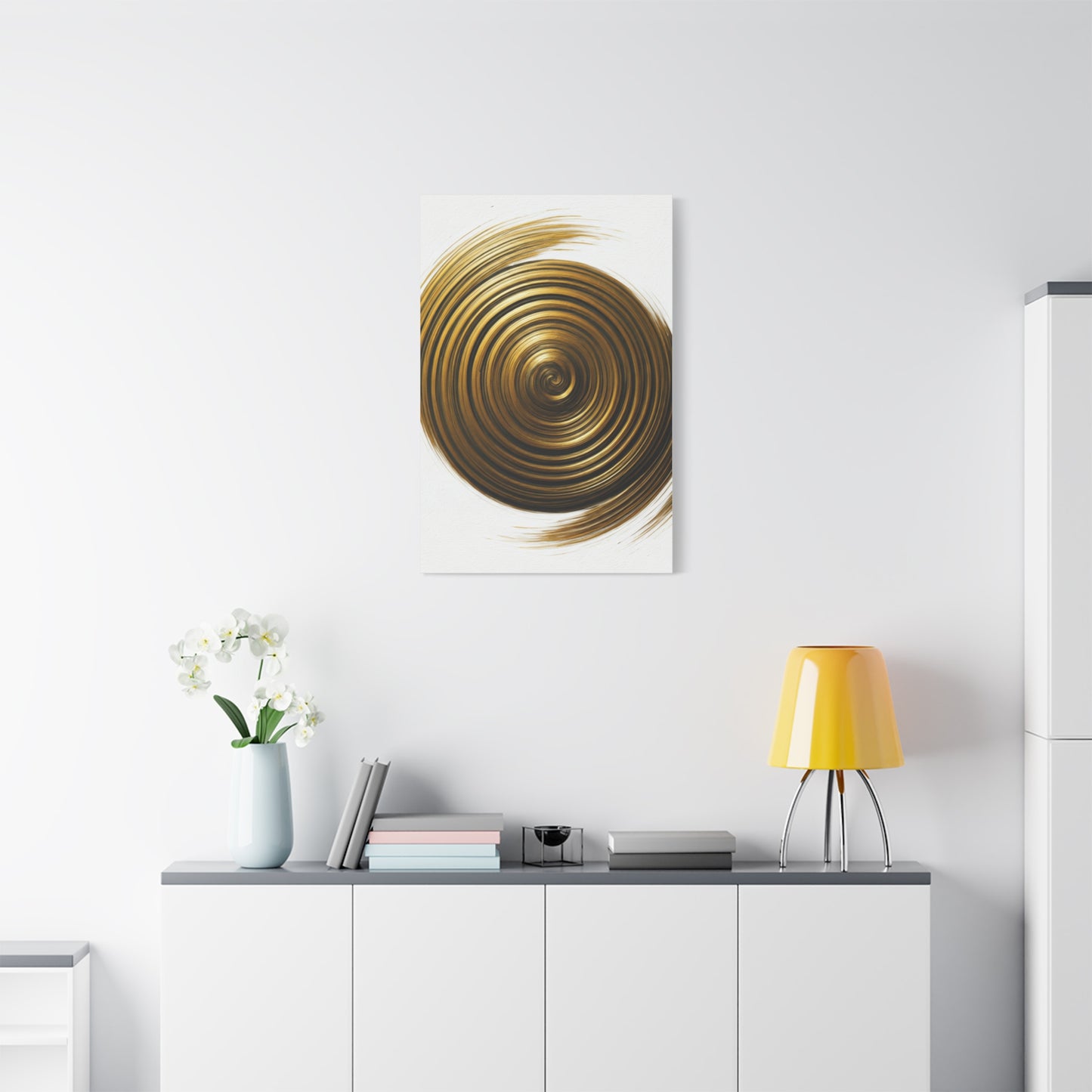 Molten Gold Vortex Wall Art & Canvas Prints