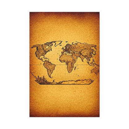 Antique Coastal Expedition Map Wall Art & Canvas Prints