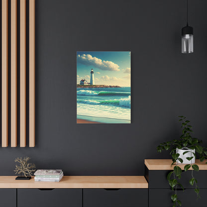 Lighthouse Waves Serenity Wall Art & Canvas Prints