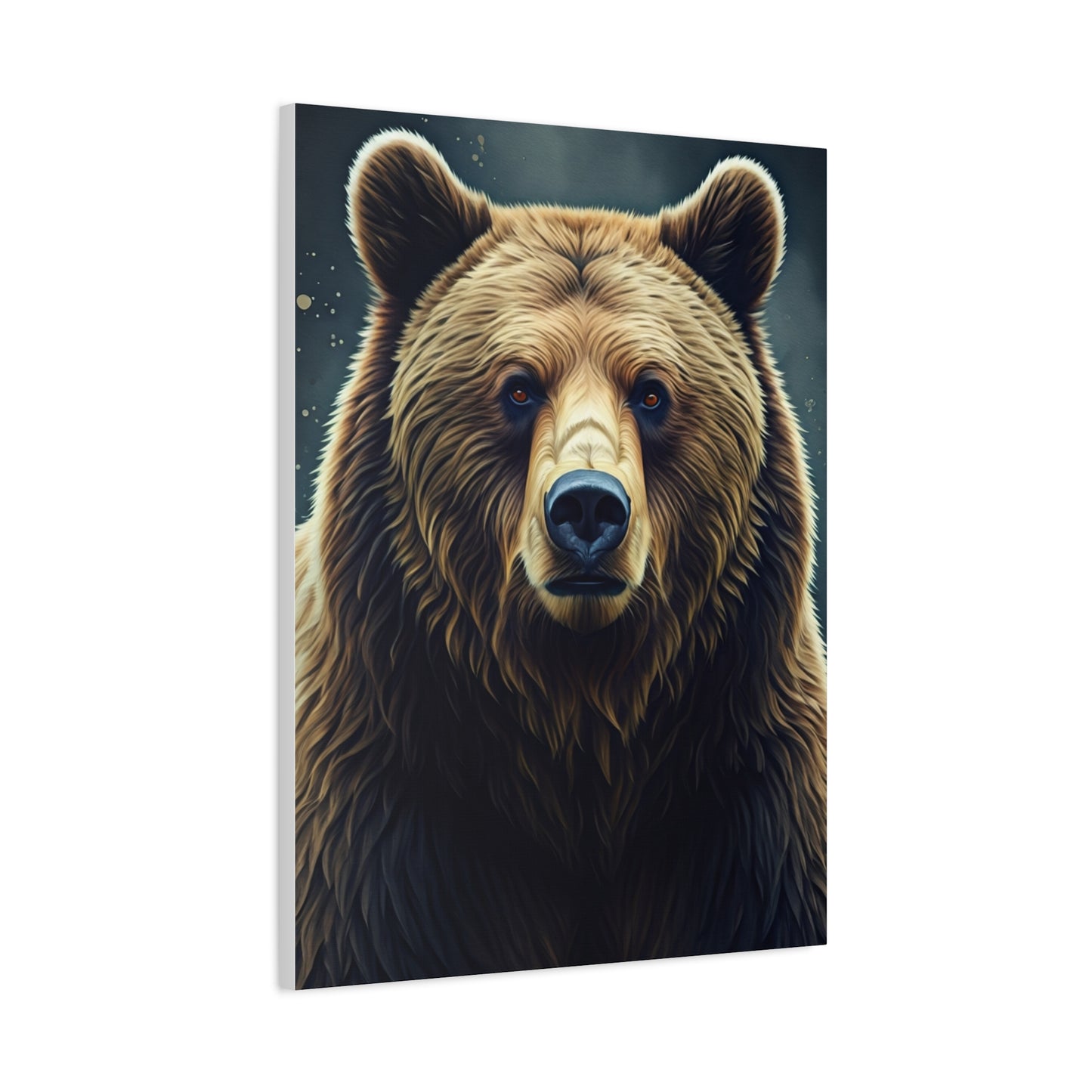 Geometric Style Brown Bear Wall Art & Canvas Prints