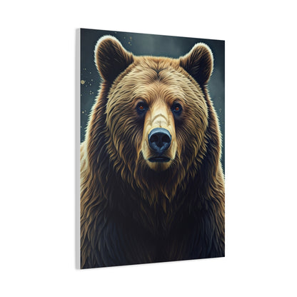 Geometric Style Brown Bear Wall Art & Canvas Prints