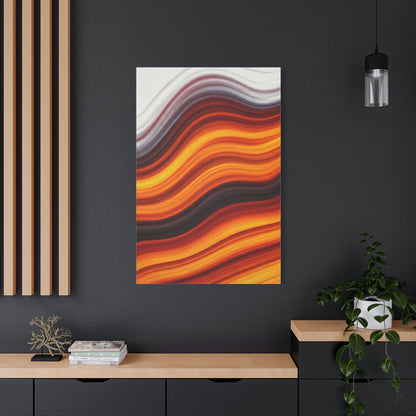Ember Wave Horizon Abstract Wall Art & Canvas Prints