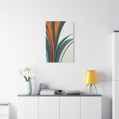 Vertical Flowing Arcs Abstract Wall Art & Canvas Prints