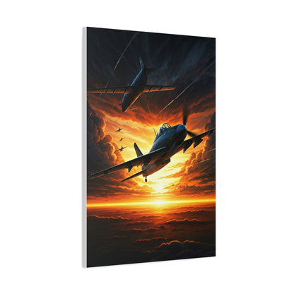 Firestorm Jet Mission Sunset Wall Art & Canvas Prints