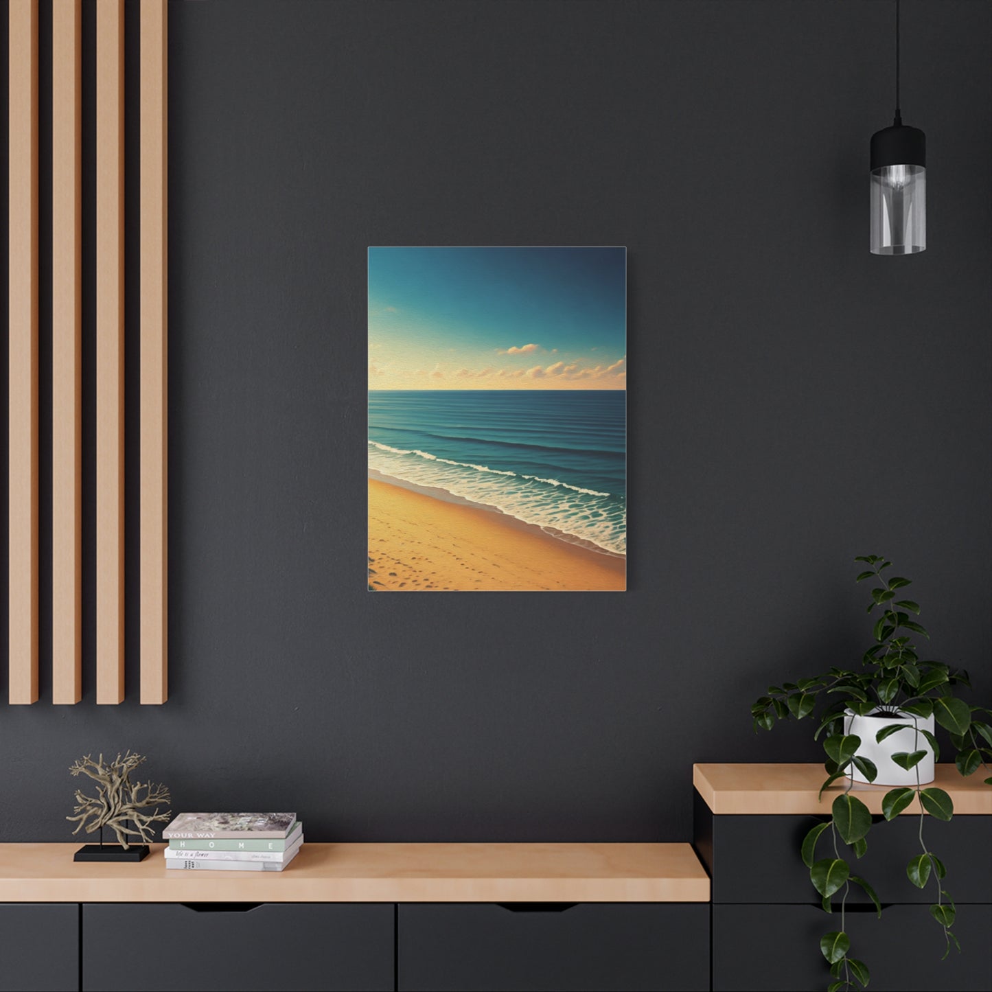 Golden Coastline Aerial Beach Wall Art & Canvas Prints